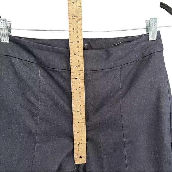 Ann Taylor Factory Pants Womens Size 6 Crop Capri Denim Jean Dark Wash Dress - Picture 6 of 9